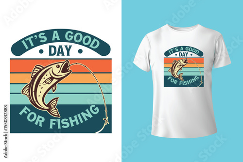 Fishing t-shirt design, Fishing vintage t-shirt , vintage fishing t-shirt graphic illustration, Fishing vector