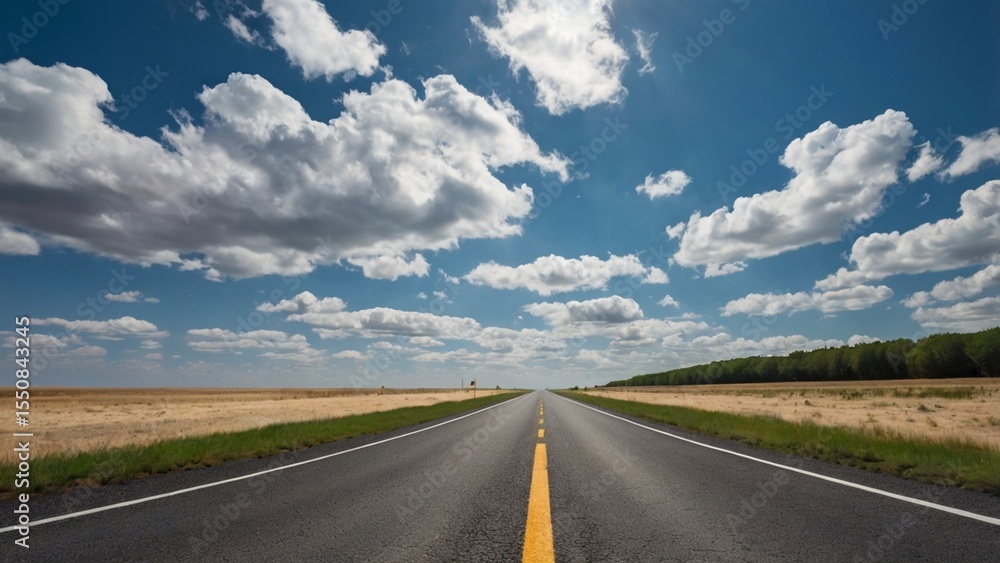 Fototapeta premium road to the sky