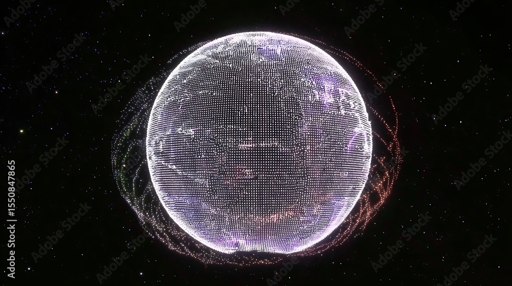 Naklejka premium Abstract representation of Earth