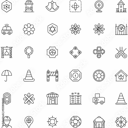 business and finance icons set