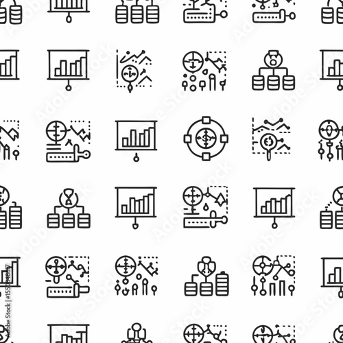 set of icons for business