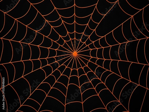 Spooky spider web design
