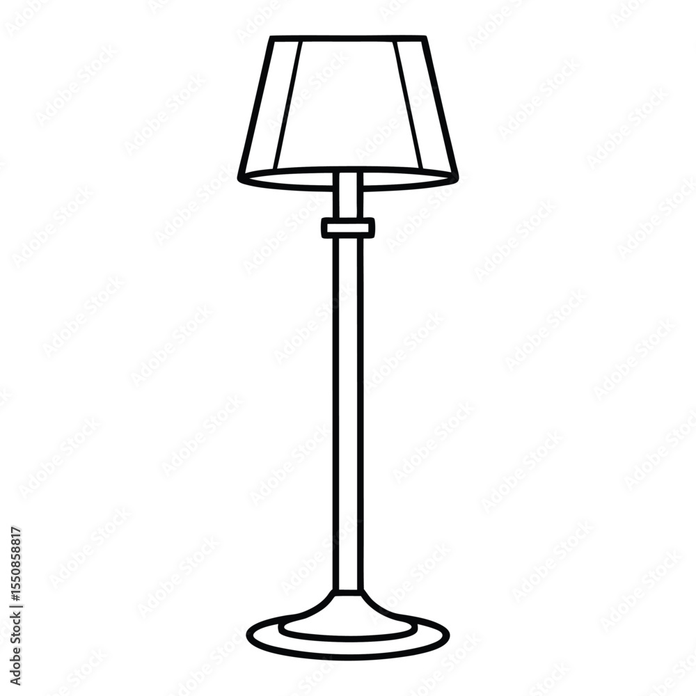 Obraz premium lamp isolated on white background