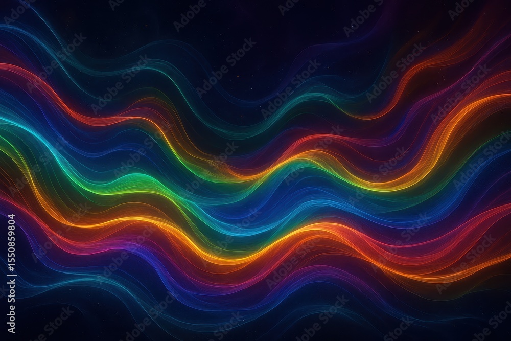 Quantum energy waves with prismatic rainbow colors flowing through space-time continuum Quantum energy waves with prismatic rainbow colors flowing through space-time continuum