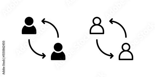 Substitution icon set for player changes during matches