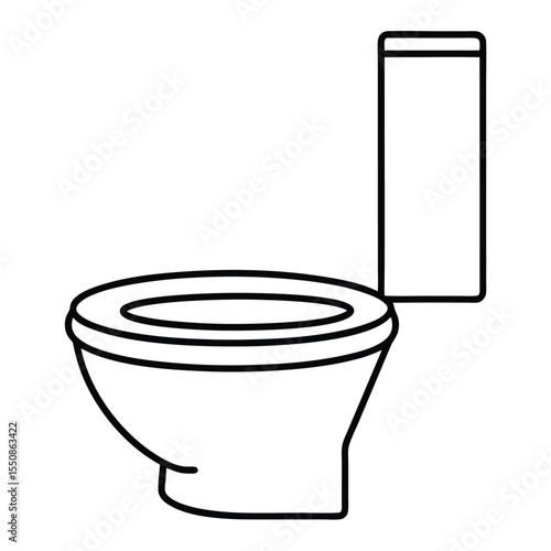 toilet bowl and toilet paper