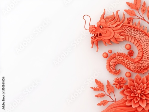 Coral Dragon, Floral Design