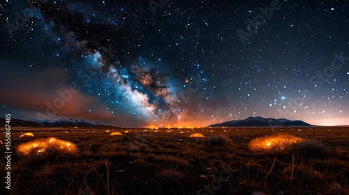 Tropical landscape with dense jungle, tall waterfalls, and a calm lagoon beneath the trees