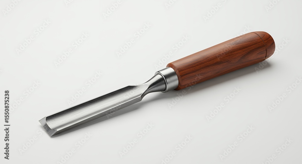 Fototapeta premium Wood carving gouge tool closeup