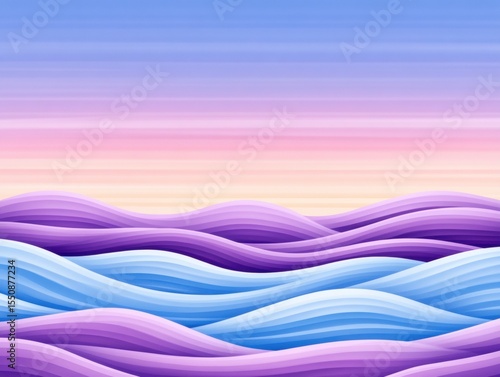 Abstract wavy landscape (1)