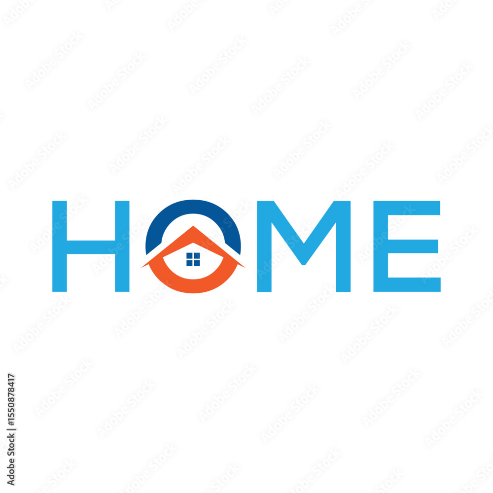 Fototapeta premium Modern Home Logo Design – Real Estate Vector Emblem