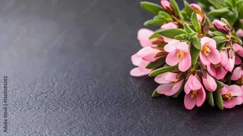 Fototapeta premium Delicate pink flowers bouquet