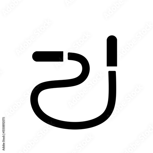 jump rope glyph icon