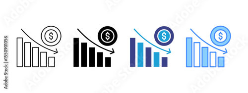 Deficit Multipel Icon Set.