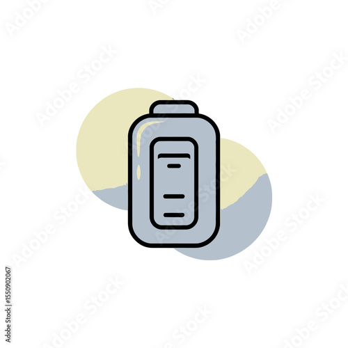 Minimalist Liquid Soap Icon Clean Design for Personal Care and Hygiene Needs in a Flat Vector Style