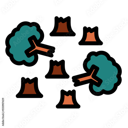 Environmental Degradation Icon