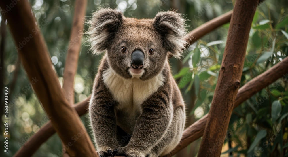 Obraz premium Adorable Koala Bear in its Natural Habitat