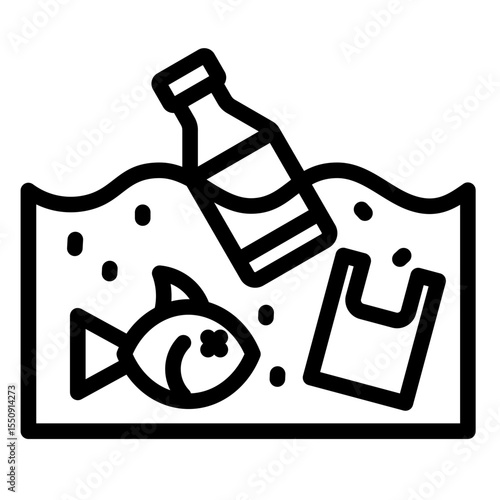 Non Biodegradable Icon