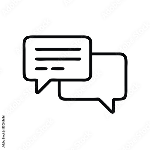 contact and support thin line icons 