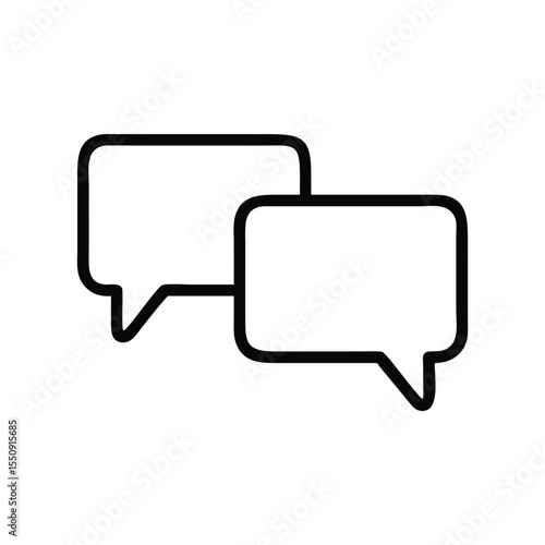 contact and support thin line icons 