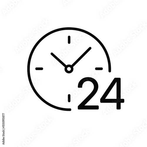 contact and support thin line icons 