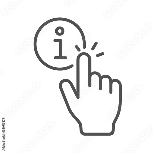 contact and support thin line icons 