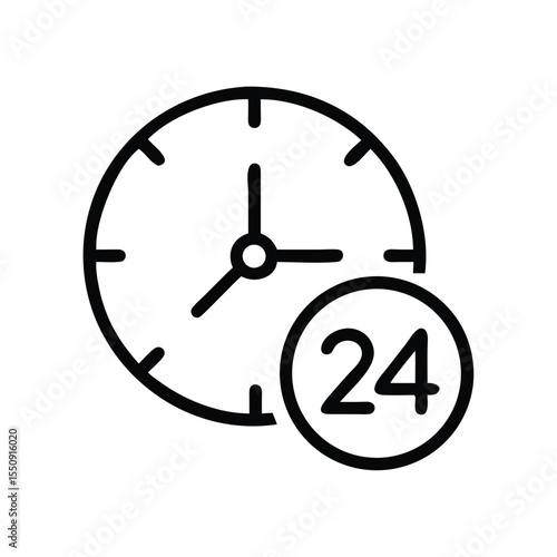 contact and support thin line icons 