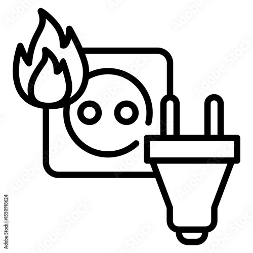 Socket Icon Single Vector Collection 