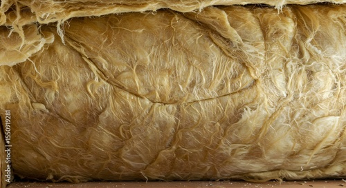 Insulation roll material made of glass wool provides essential thermal resistance for energy efficient building construction projects.