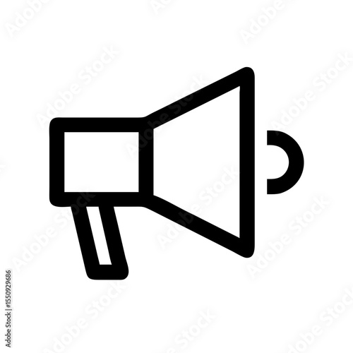 Loudspeaker icon for announcement or alert
