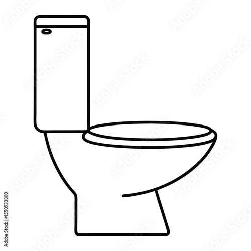 toilet bowl isolated
