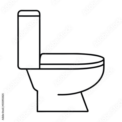 toilet bowl isolated