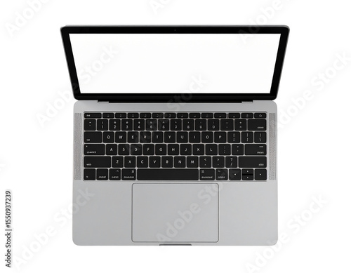 Crown vector PNG transparent - Firefly_Laptop top view PNG 