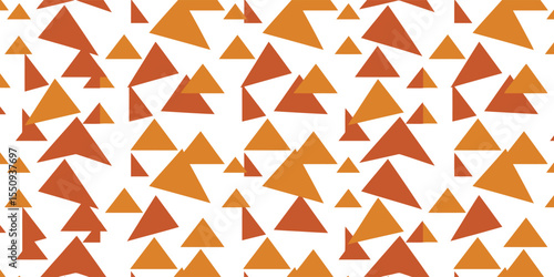 seamless pattern with triangles