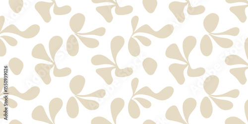 seamless background with leaves