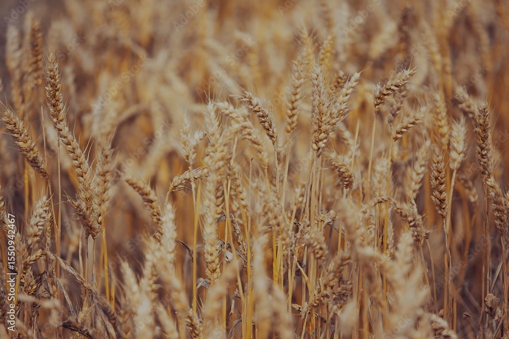 Fototapeta premium Golden wheat field (1)
