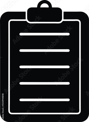Clipboard List Icon Vector Illustration