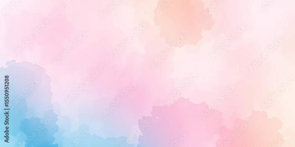 Pastel watercolor wash, seamless blend of soft hues , subtle, peaceful Pastel watercolor wash, seamless blend of soft hues , subtle, peaceful