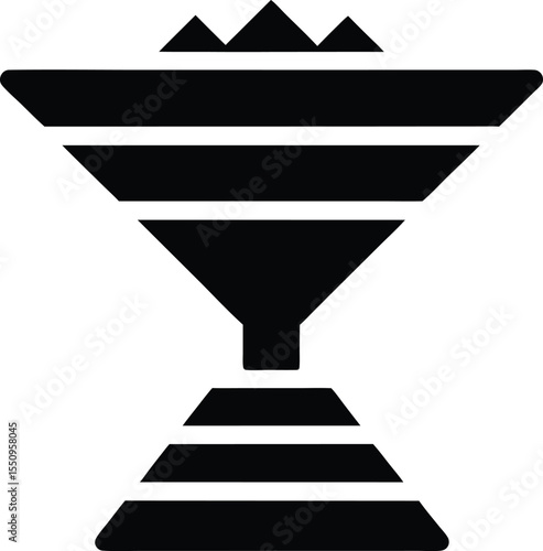 Sort Ascending Icon Vector Illustration