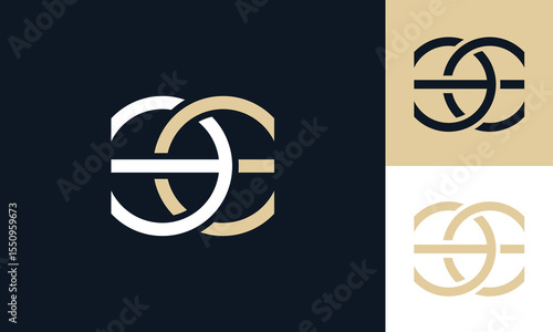 EE monogram logo design