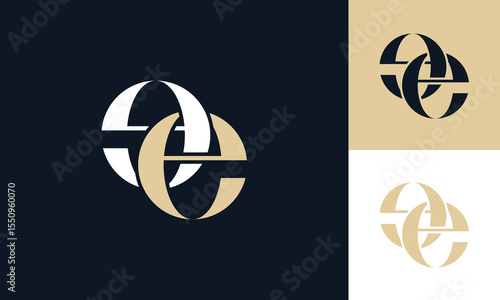 ee monogram logo design