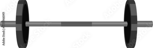 Barbell cartoon illustration vector. Gym and fitness equipment