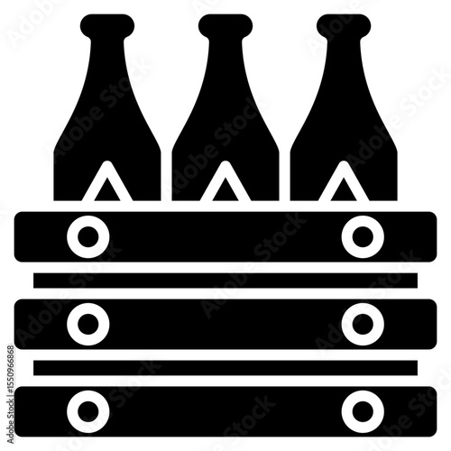 Beer Box glyph icon
