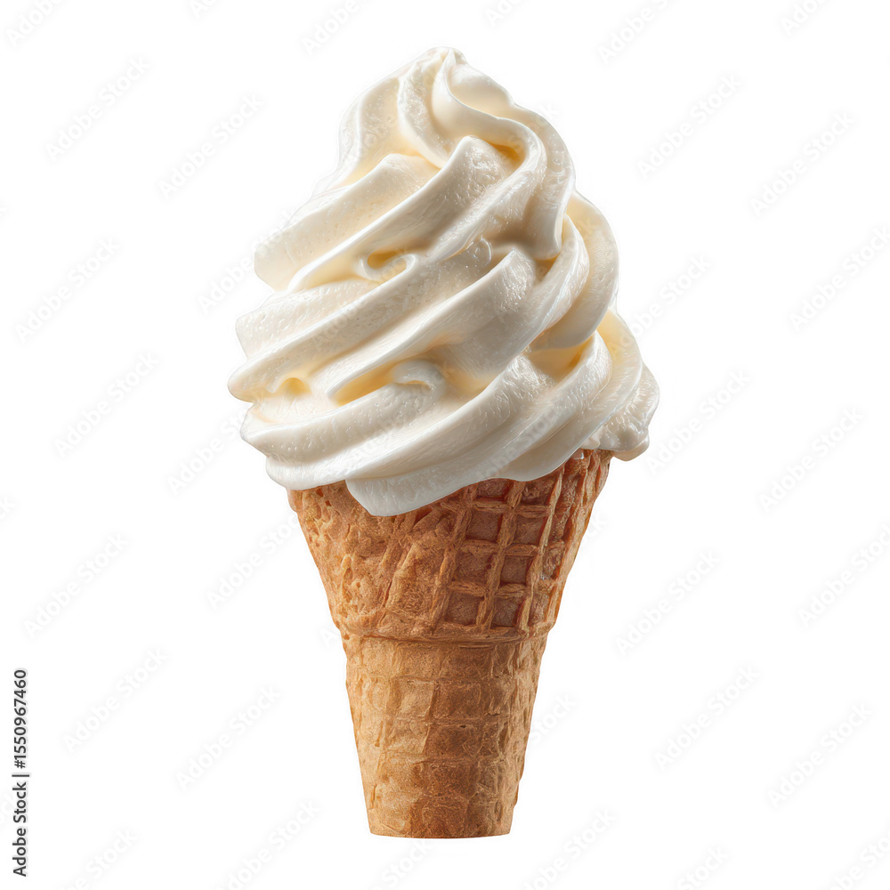 Creamy vanilla ice cream cone (6) Creamy vanilla ice cream cone (6)