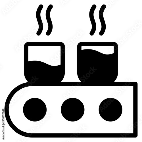 Food Processing outline mixed icon