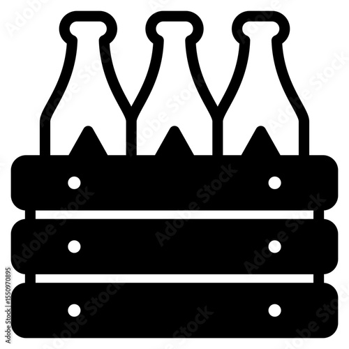 Beer Box outline mixed icon
