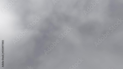 空に浮かぶ雲海の中を進む	