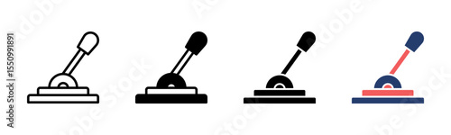 Control Lever icon sheet multiple style collection