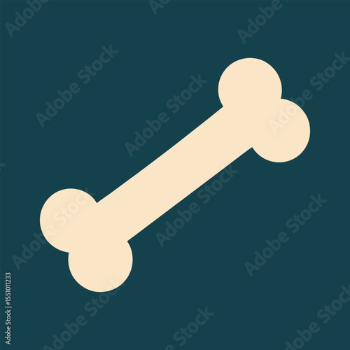 Cartoon bone illustration