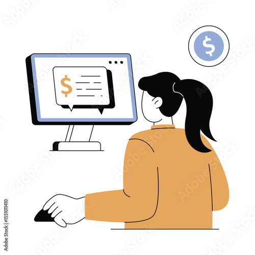 Finance Forum Modern illustrations. Eps 10 file on transparent background